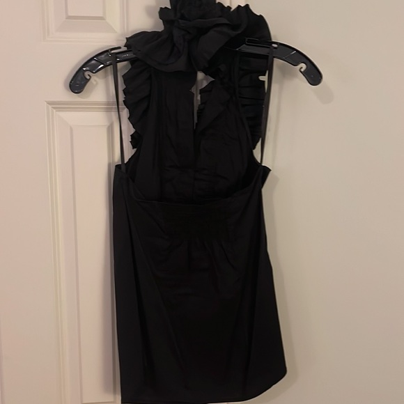 BCBG Ruffle Halter Top, Size XS. - Picture 2 of 2